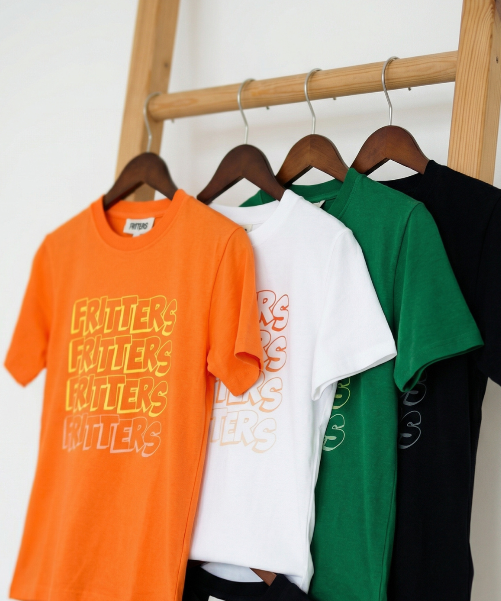 Layering Tee In Sunset Orange