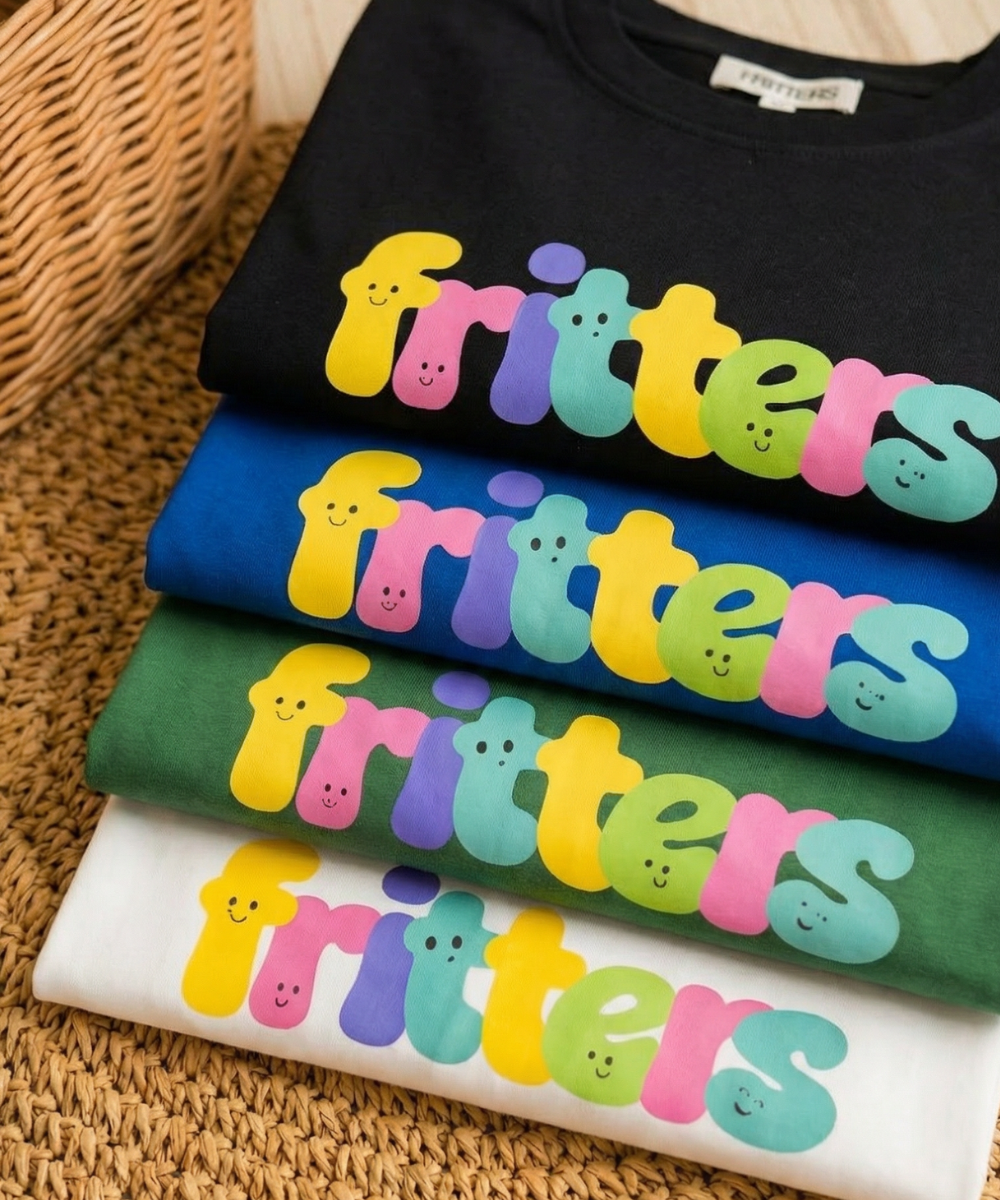 Color Pop Tee In Midnight Black