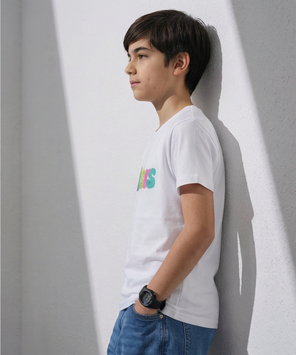 Colour Pop Tee In Snowflake White