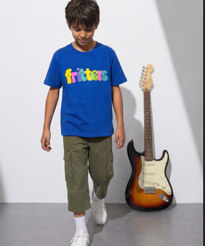 Colour Pop Tee In Ocean Blue