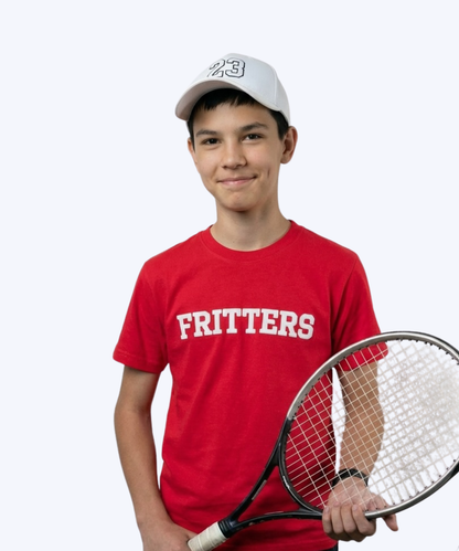 University Tee In Blood Red