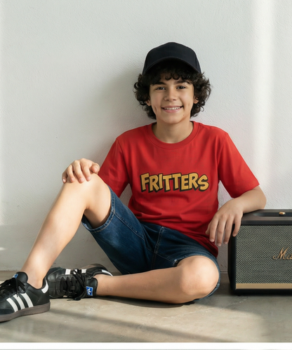 Bold Tee In Bright Red