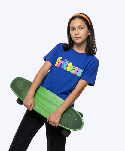 Colour Pop Tee In Ocean Blue