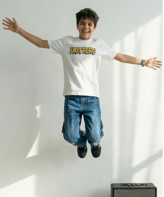 Bold Tee In Clear White