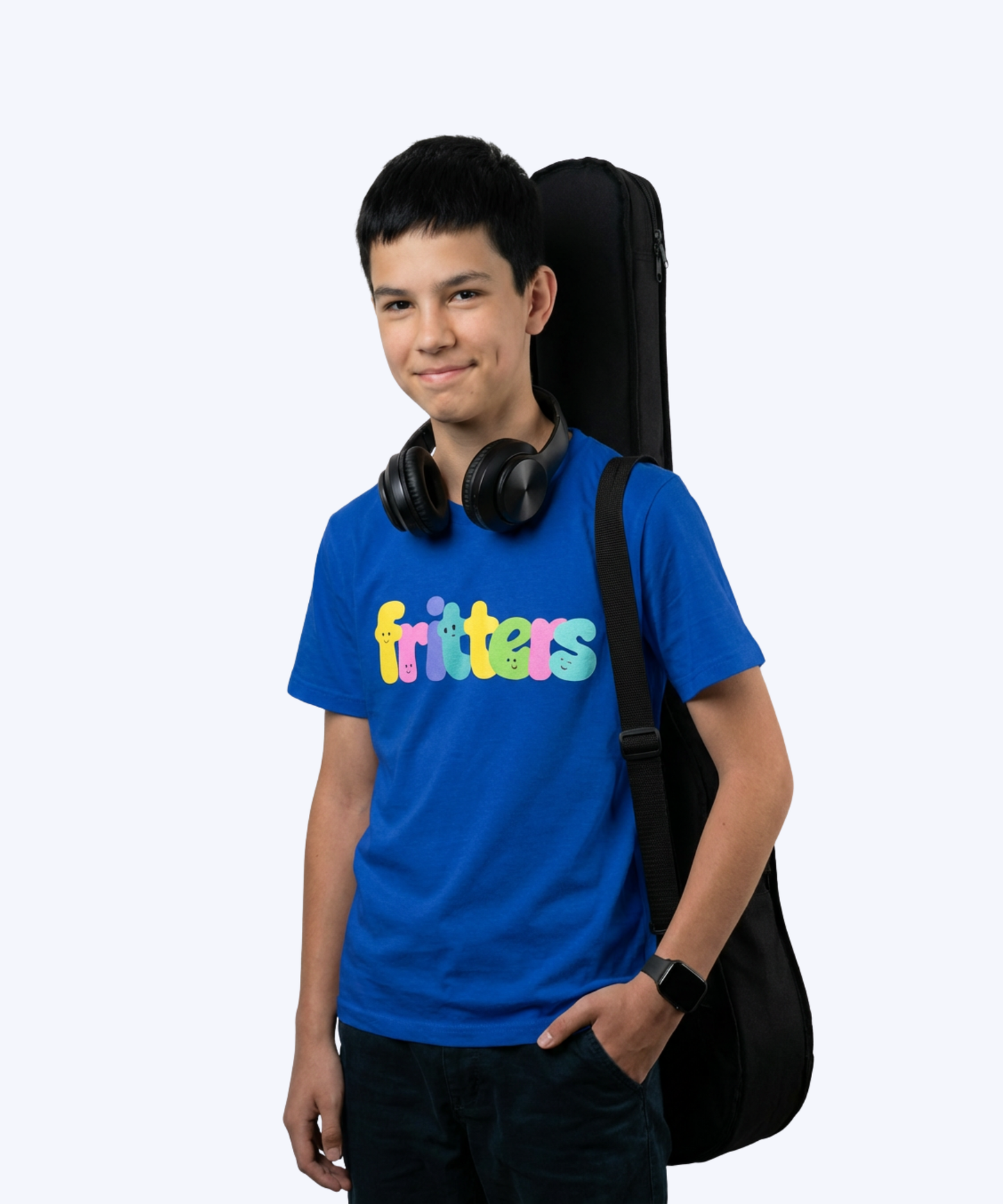 Colour Pop Tee In Ocean Blue