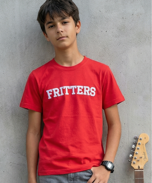 University Tee In Blood Red