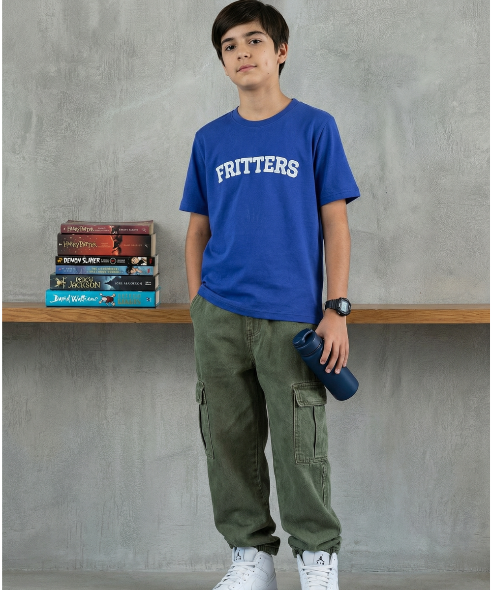 University Tee In Royal Blue