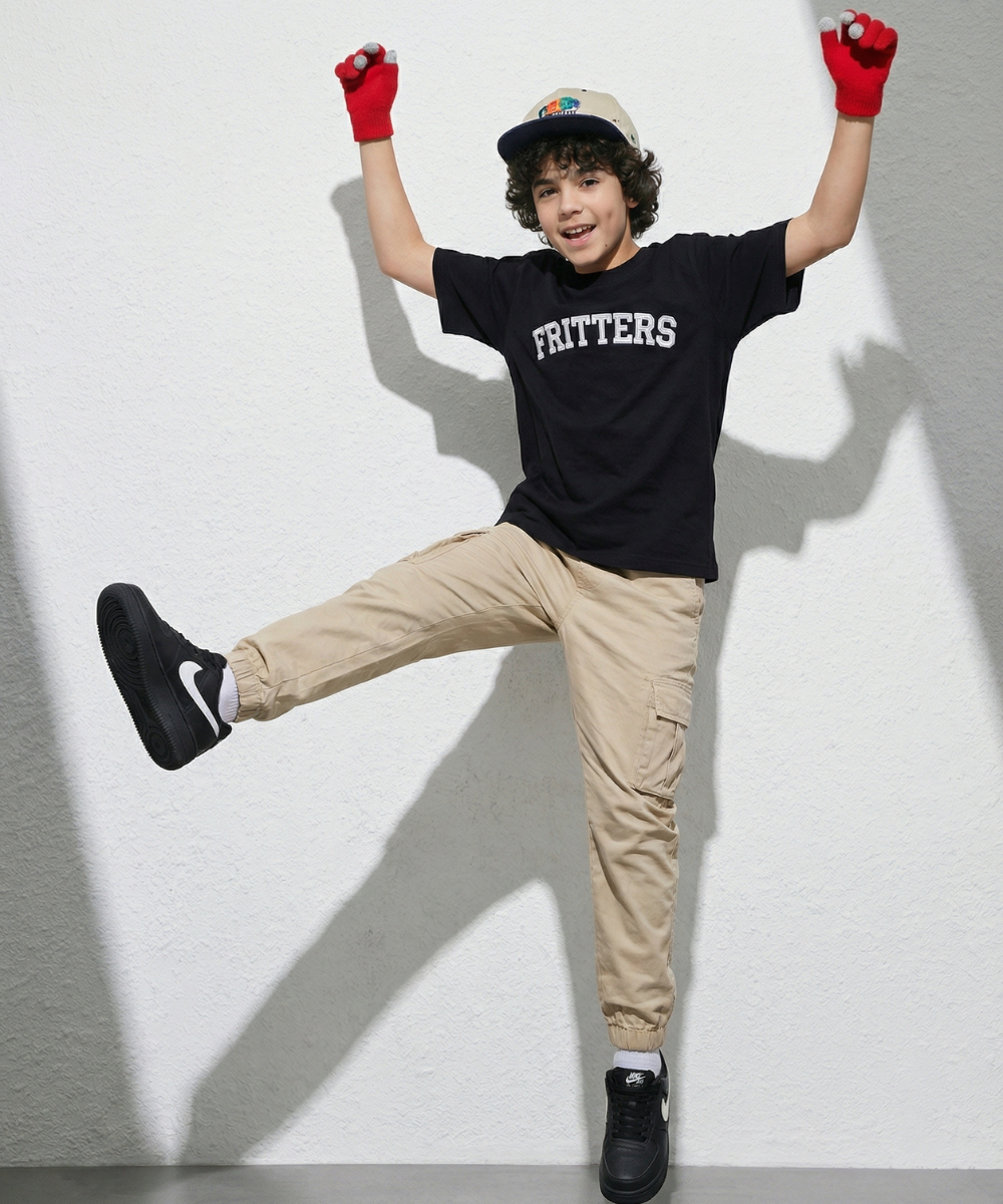 University Tee In Night Black