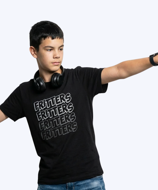 Layering Tee In Ink Spill Black