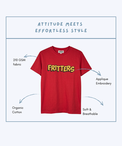 Bold Tee In Bright Red