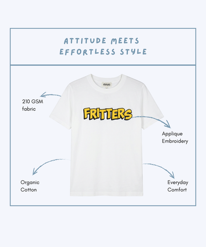 Bold Tee In Clear White