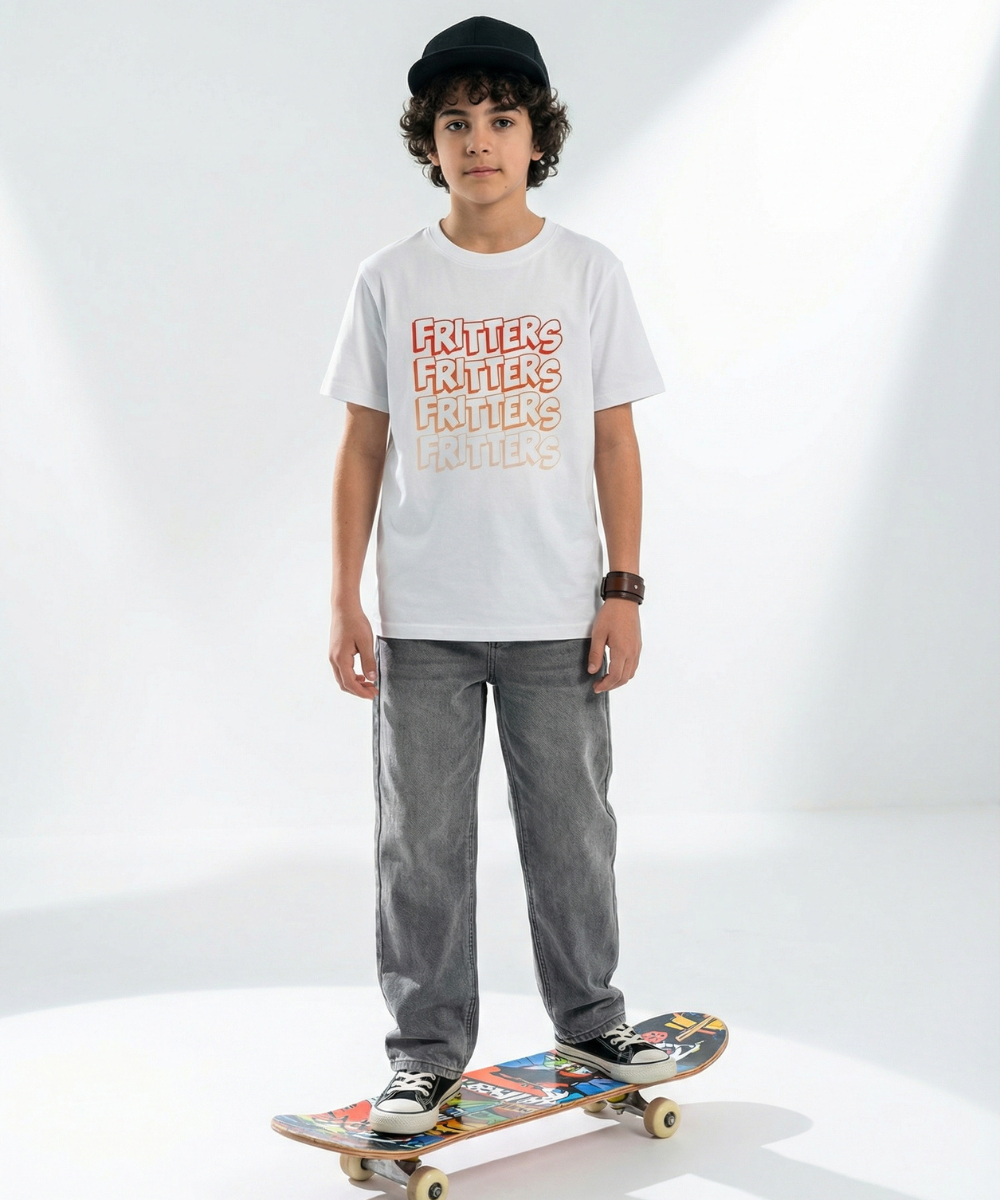 Layering Tee In White