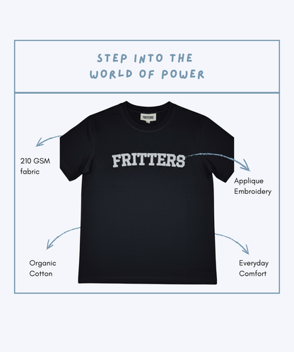 University Tee In Night Black