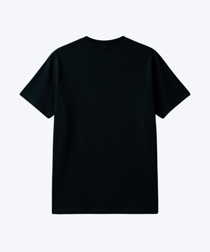 Color Pop Tee In Midnight Black