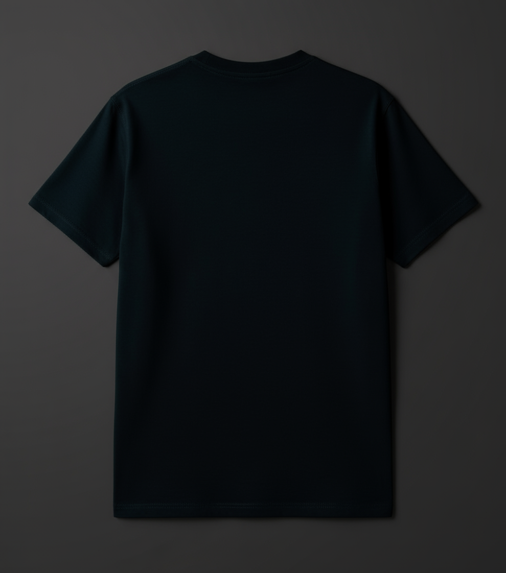 Color Pop Tee In Midnight Black