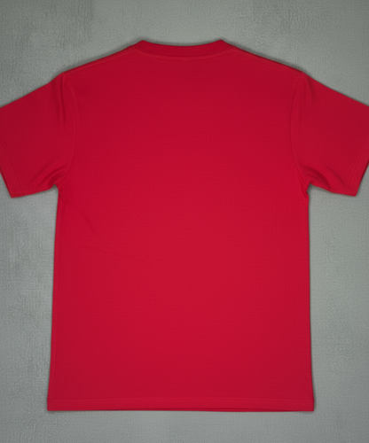 University Tee In Blood Red