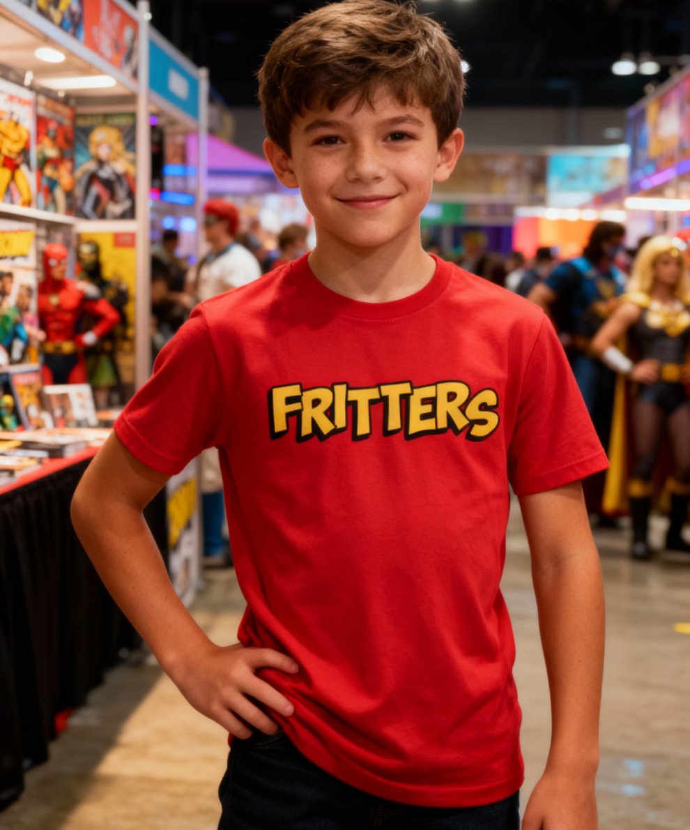 Bold Tee In Bright Red