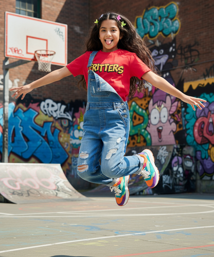 Bold Tee In Bright Red