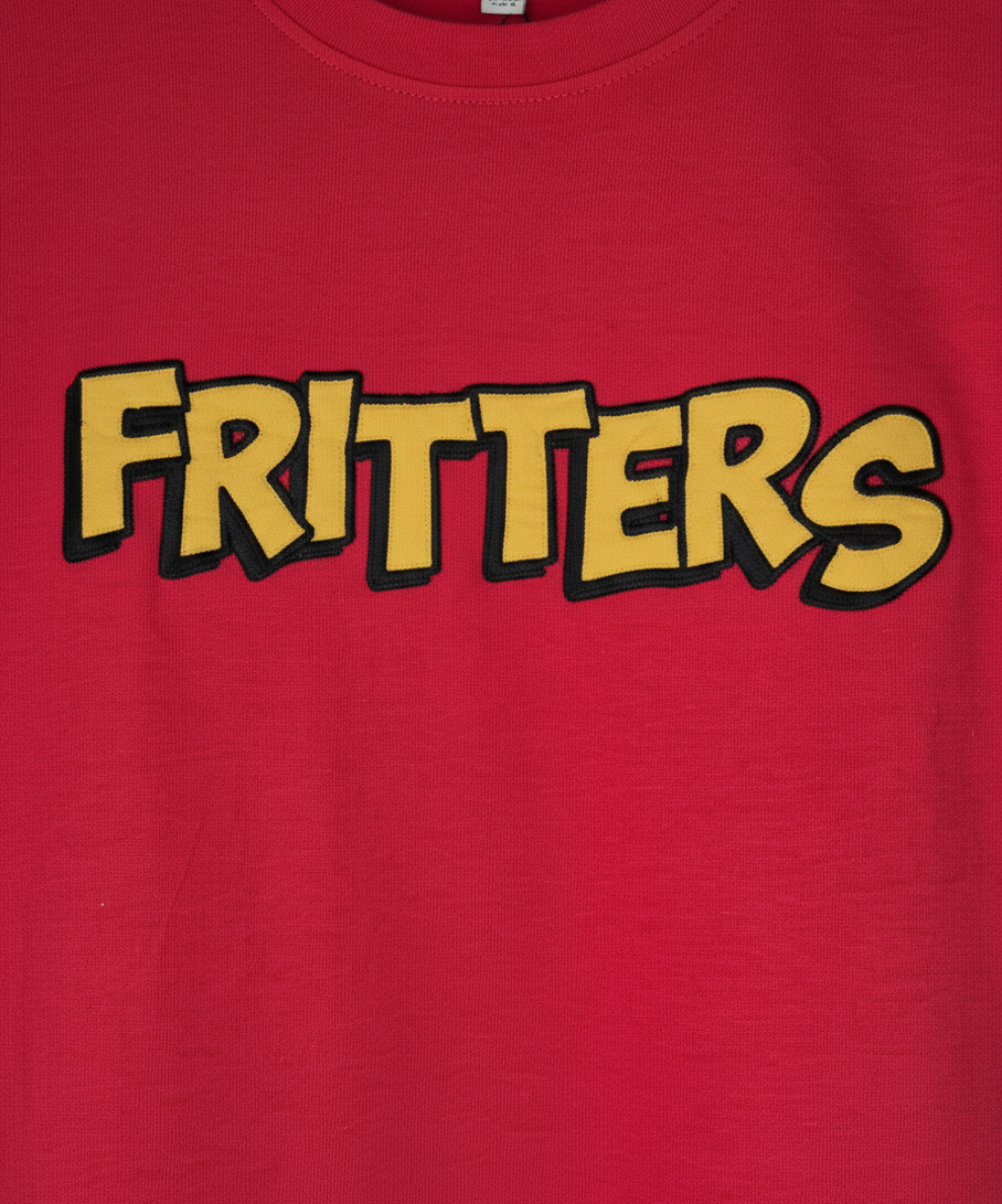 Bold Tee In Bright Red