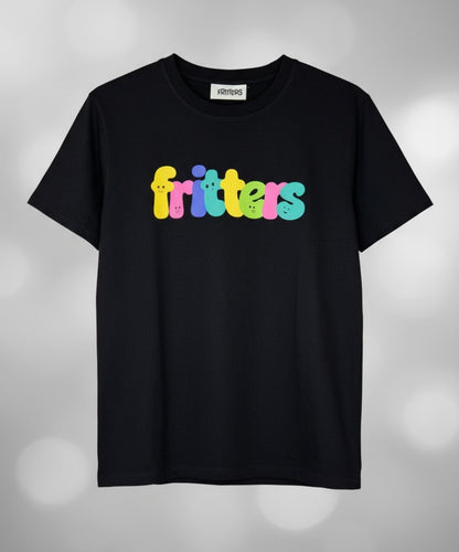 Color Pop Tee In Midnight Black