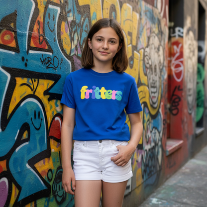 Colour Pop Tee In Ocean Blue