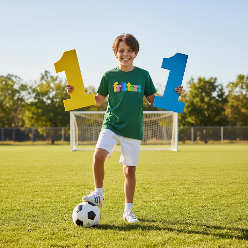 Colour Pop Tee In Leafy Green