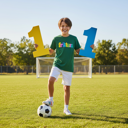 Colour Pop Tee In Leafy Green
