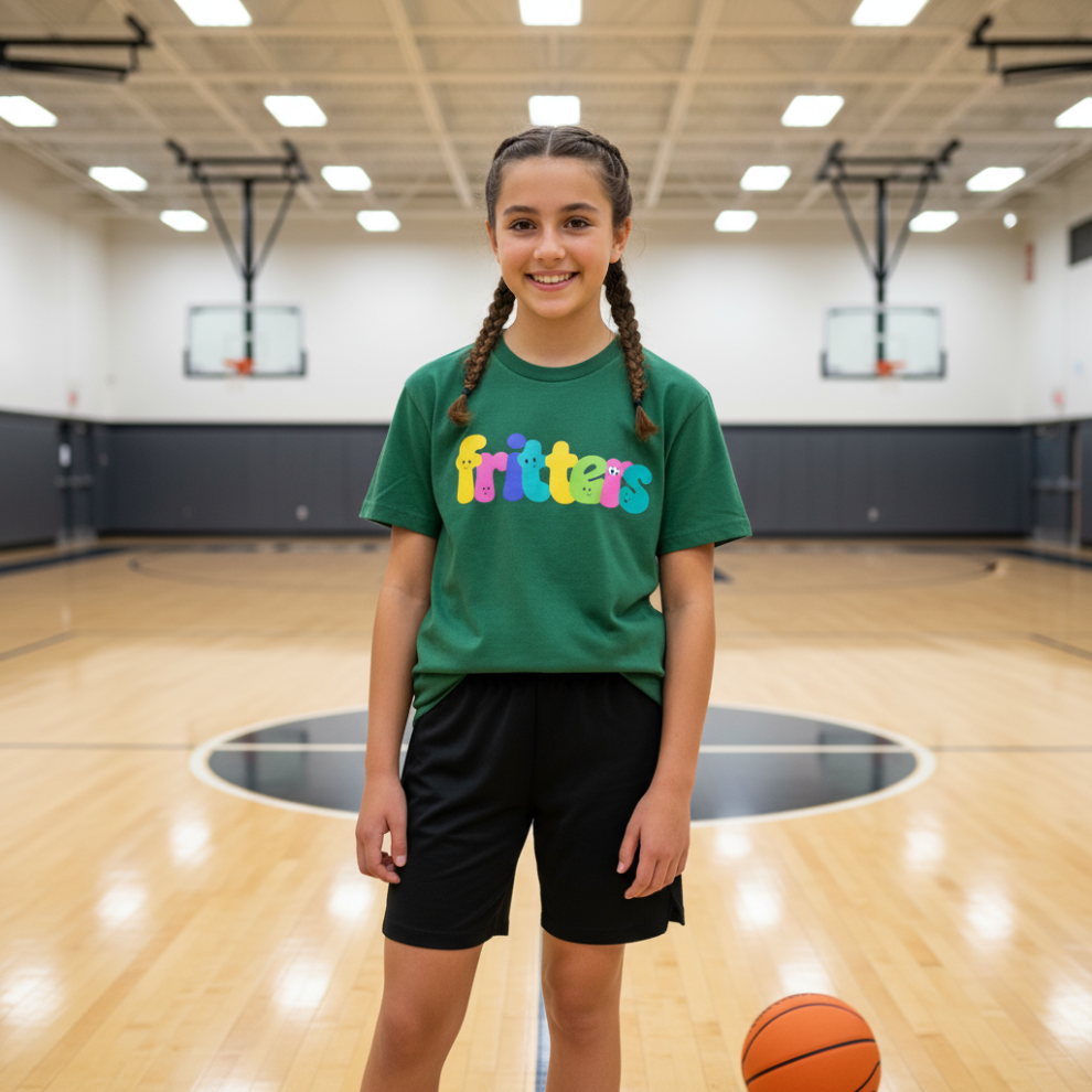 Colour Pop Tee In Leafy Green