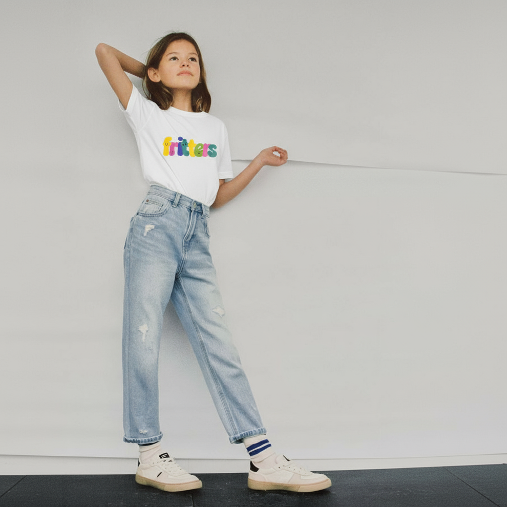 Colour Pop Tee In Snowflake White