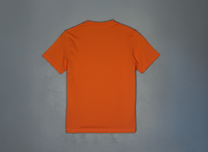 Layering Tee In Sunset Orange
