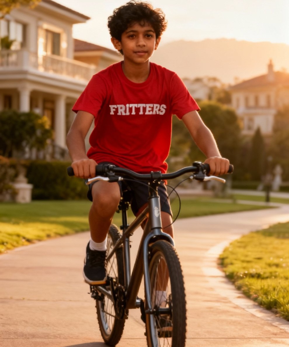 University Tee In Blood Red